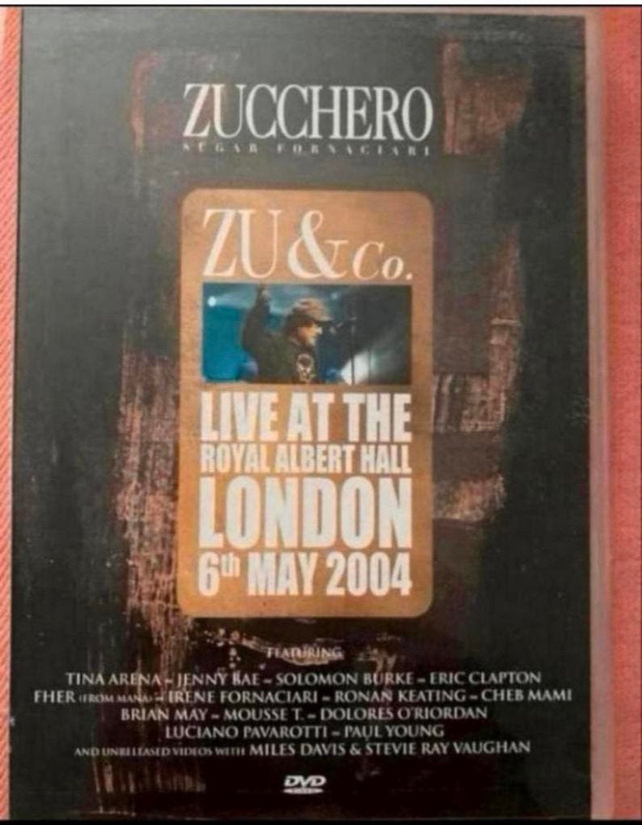 Zucchero ZU & Co Live at the Royal Albert Hall London DVD, Ophalen of Verzenden, Gebruikt