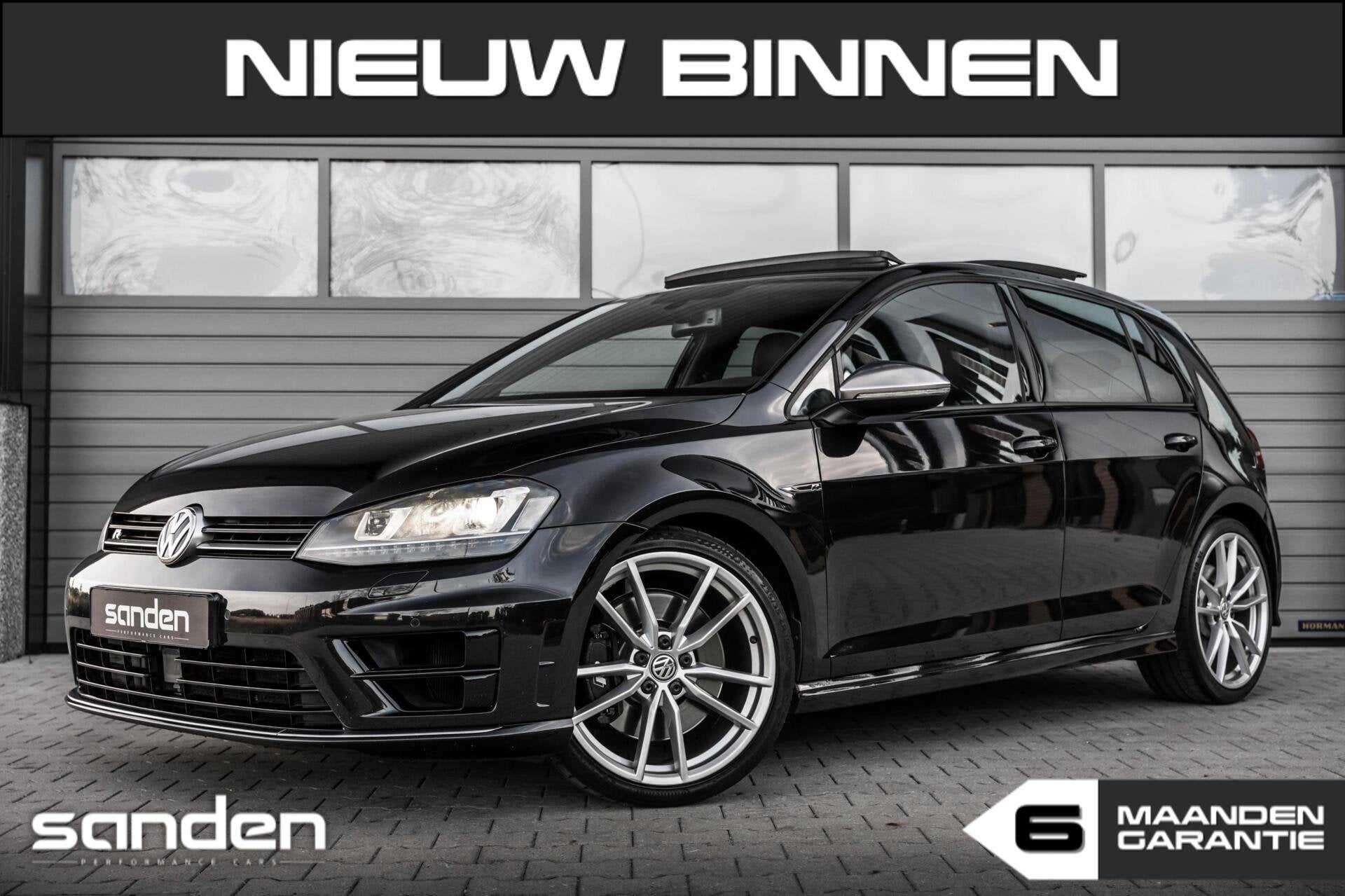Volkswagen Golf 2.0 TSI R 4Motion|DSG|Pano|DCC|Dynaudio|ACC, Automaat, 4 cilinders, 1984 cc, Zwart