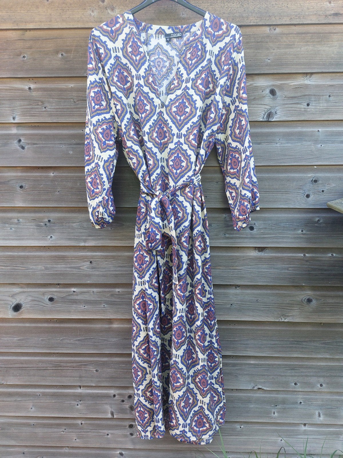 Bewerkte lange jurk Norah maat 42/XL, Ophalen of Verzenden