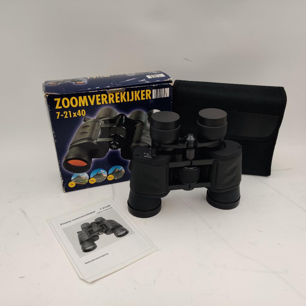 Prisma zoomverrekijker 7-21x40 incl tas en doos voor €39.99, P, Ophalen of Verzenden, Zo goed als nieuw, 20x of meer