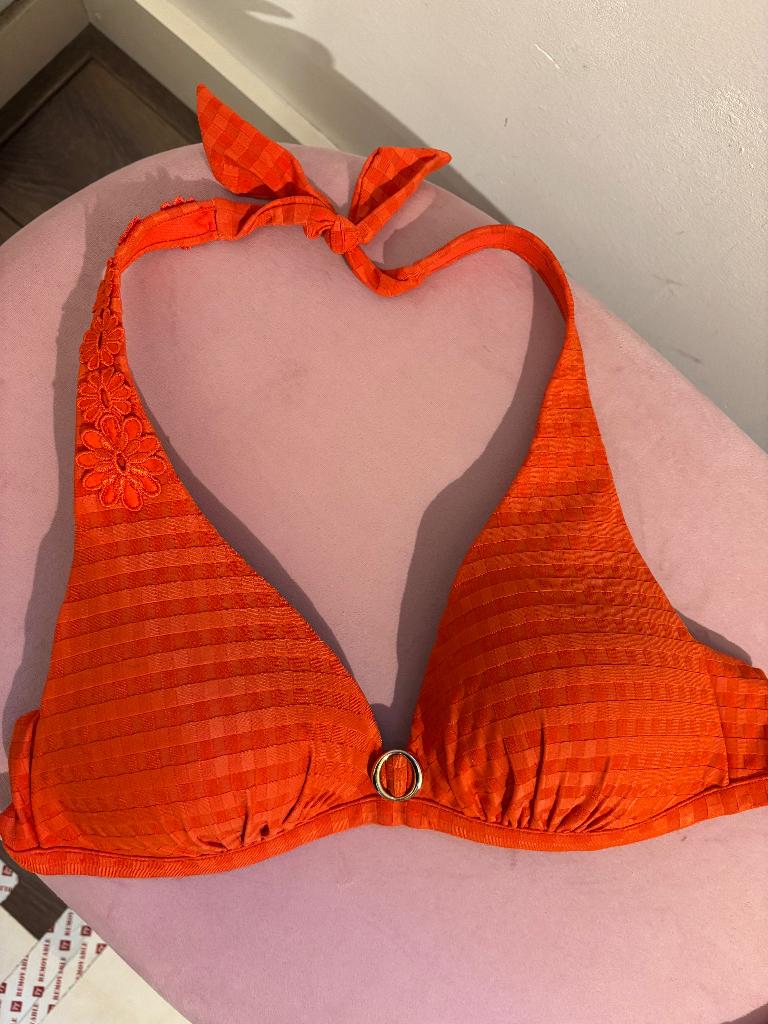 Mooie oranje bikini van Marie Jo maat 36, Kleding | Dames, Badmode en Zwemkleding, Zo goed als nieuw, Bikini, Oranje, Ophalen of Verzenden