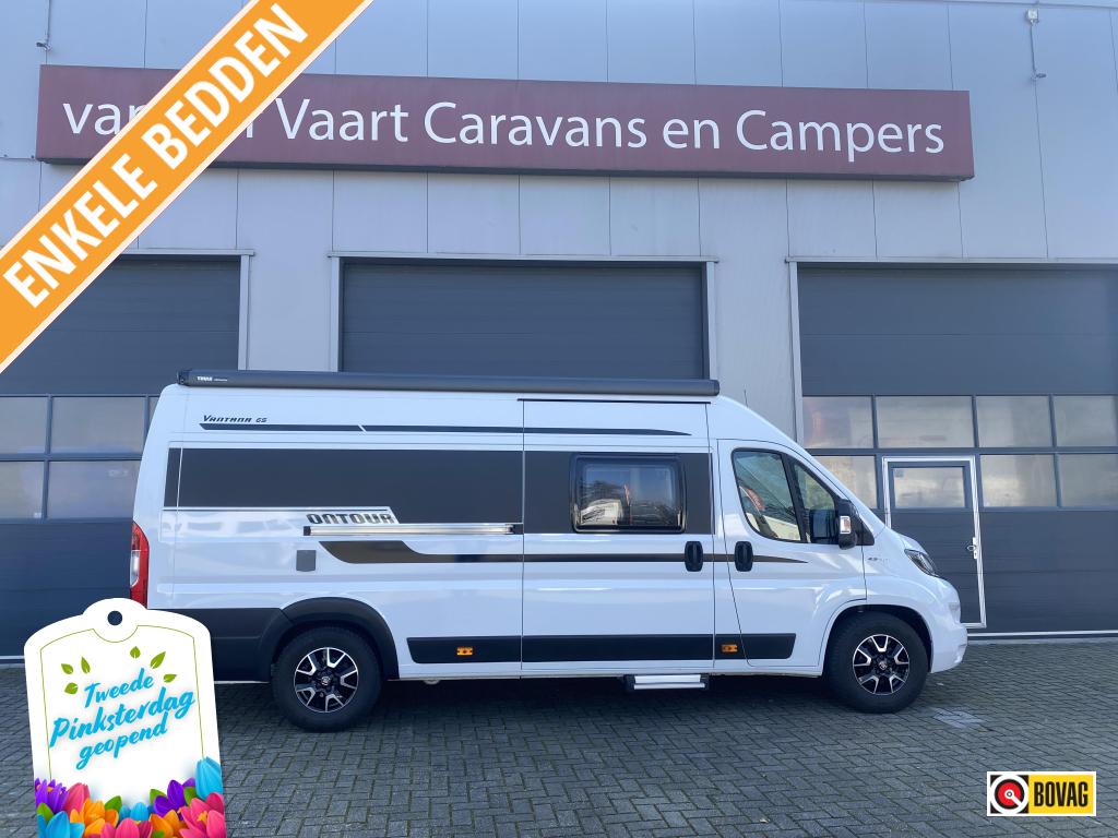 Hobby Vantana 65 K ontour Enkele Bedden Fiat Basis, Buscamper of Camperbus, Fiat, Hobby, Tot en met 2