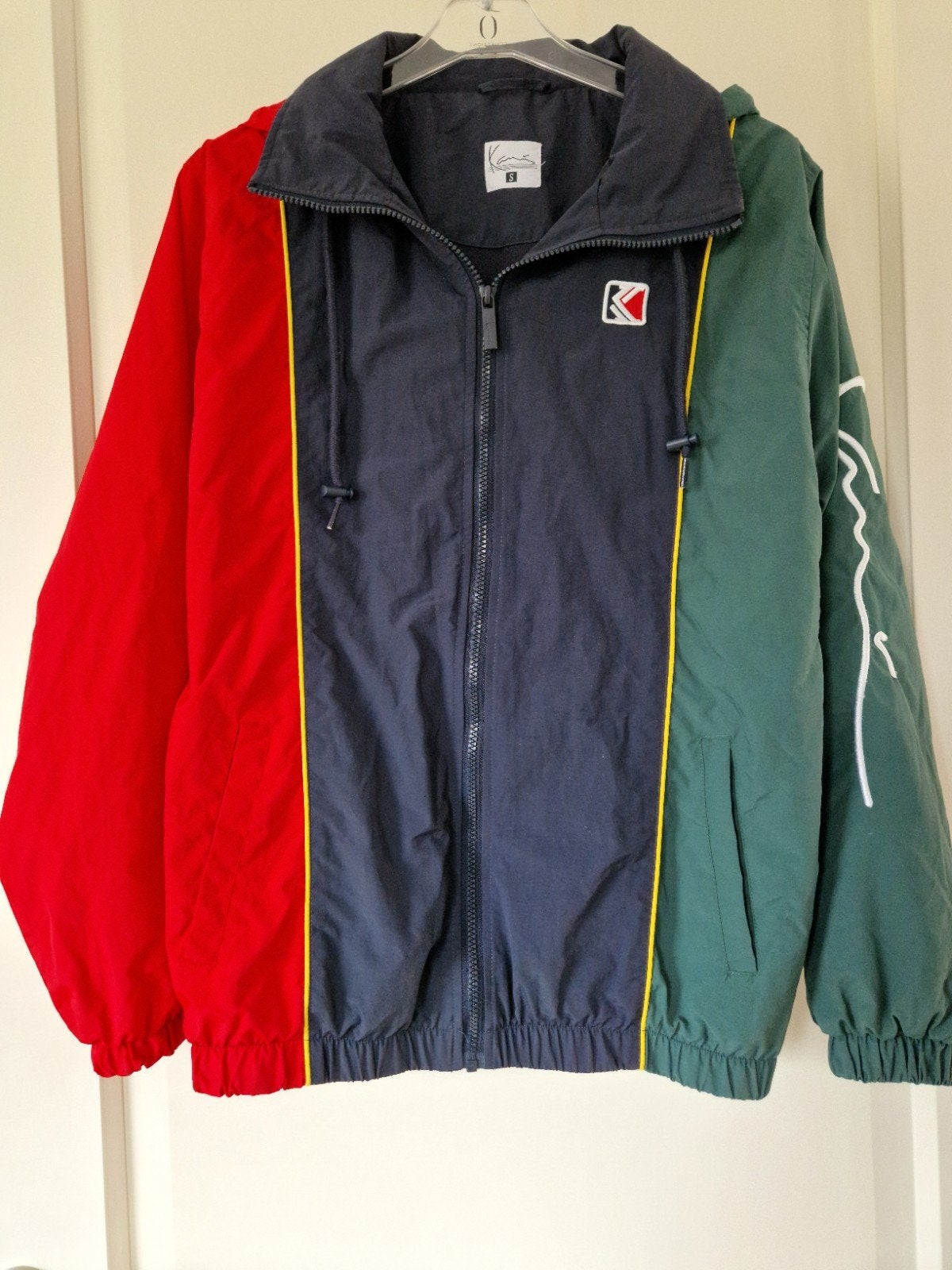 Karl Kani Retro Block Trackjacket Maat S Retro jaren 90, Kleding | Heren, Ophalen of Verzenden