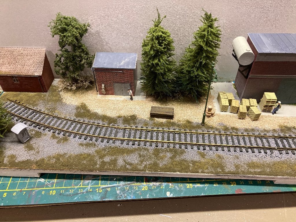 Modeltrein diorama HO, Hobby en Vrije tijd, Modeltreinen | H0, Ophalen, Zo goed als nieuw, Gelijkstroom, Locomotief