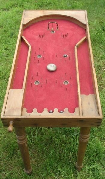 antiek pinball spel flipperkast vr kinderen, Ophalen