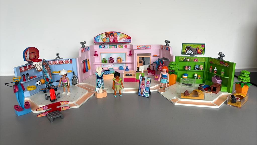 Playmobil winkelgalerij compleet 9078 (evt met uitbreiding), Kinderen en Baby's, Speelgoed | Playmobil, Ophalen of Verzenden, Zo goed als nieuw