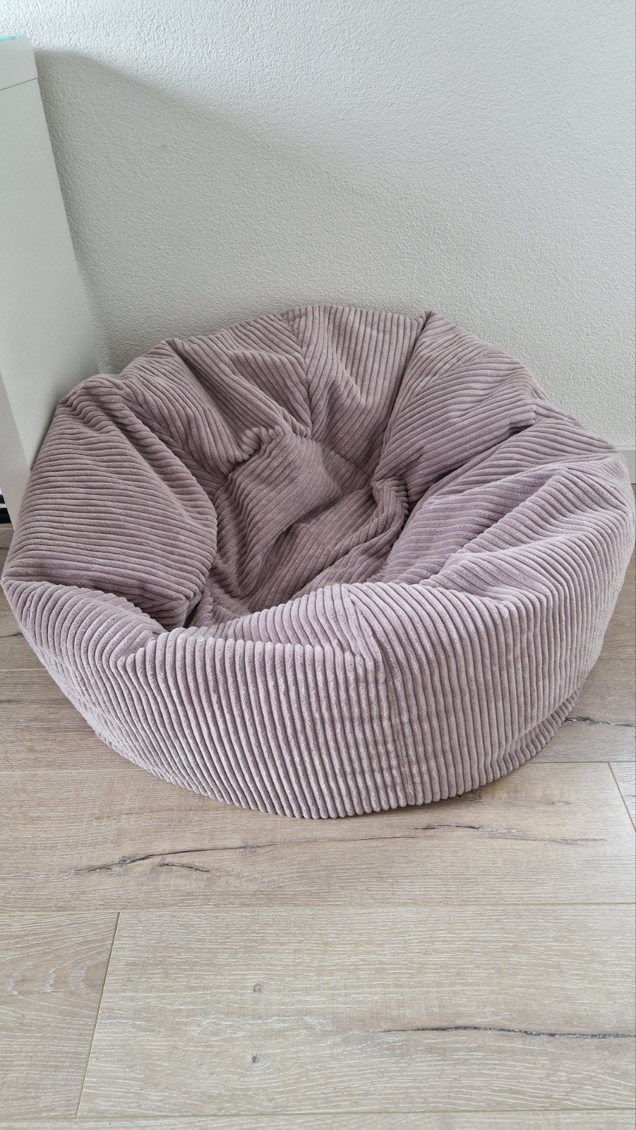 Icon zitzak fauteuil Kingston - corduroy - lavendel, Ophalen, Zo goed als nieuw, Paars, Zitzakstoel