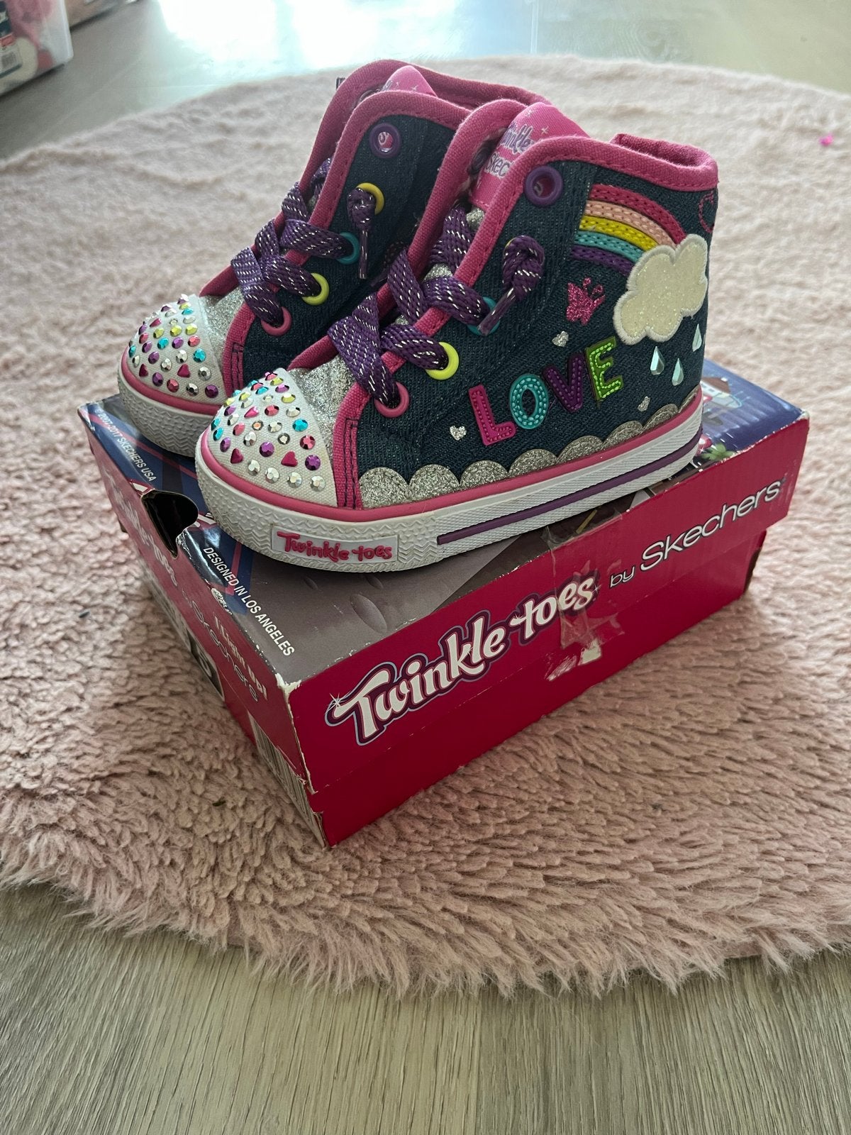 Skechers mt 21, Meisje, Schoenen, Ophalen of Verzenden, Zo goed als nieuw