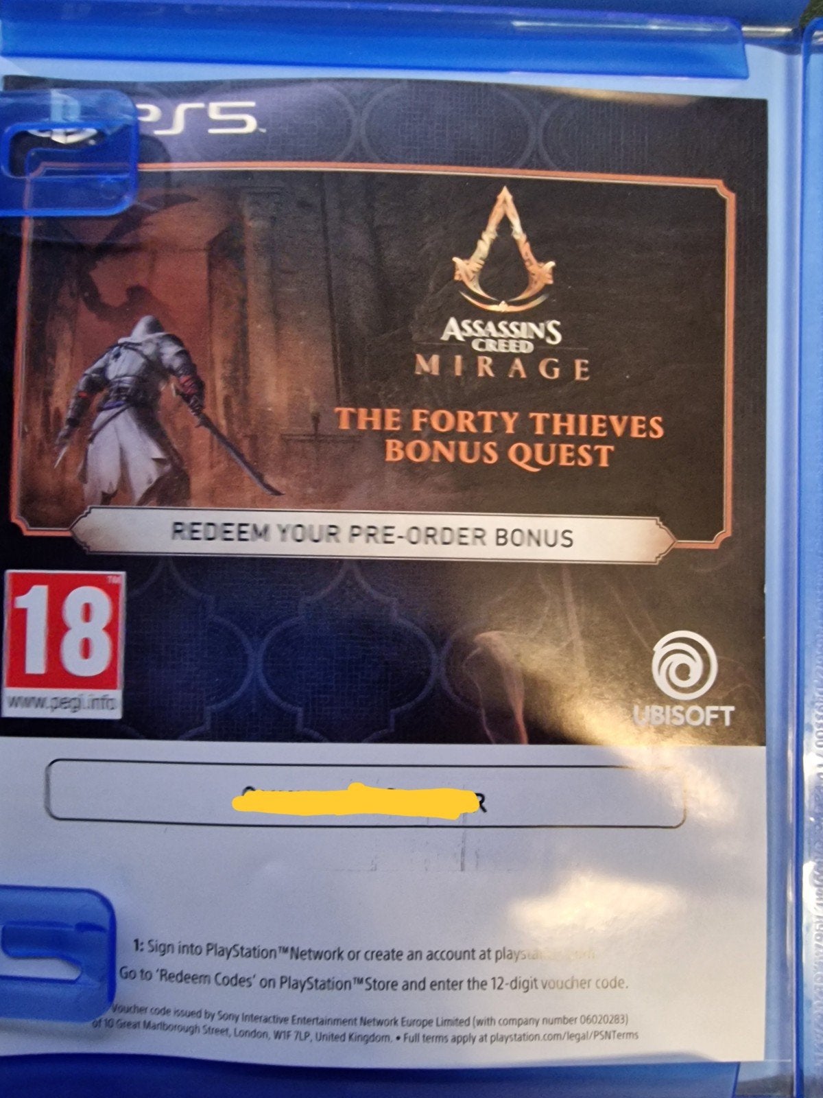 Assassin's Creed Mirage inclusief pre-order bonus - PS5, Ophalen of Verzenden, Zo goed als nieuw