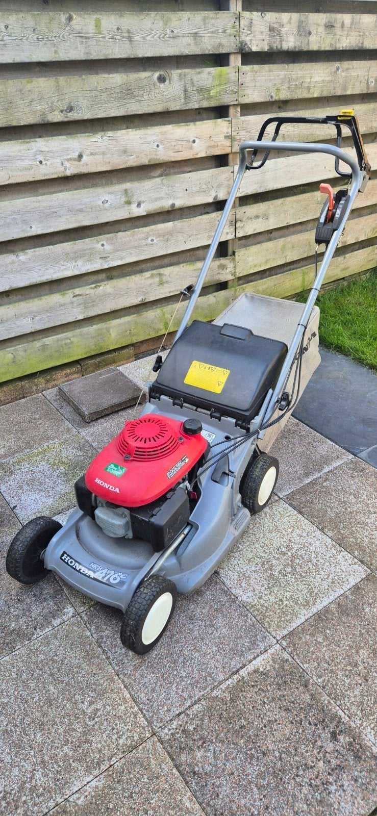 Honda HRB 476C gazonmaaier benzine !!!, Cirkelmaaier, Honda, Gebruikt, Benzine-grasmaaier