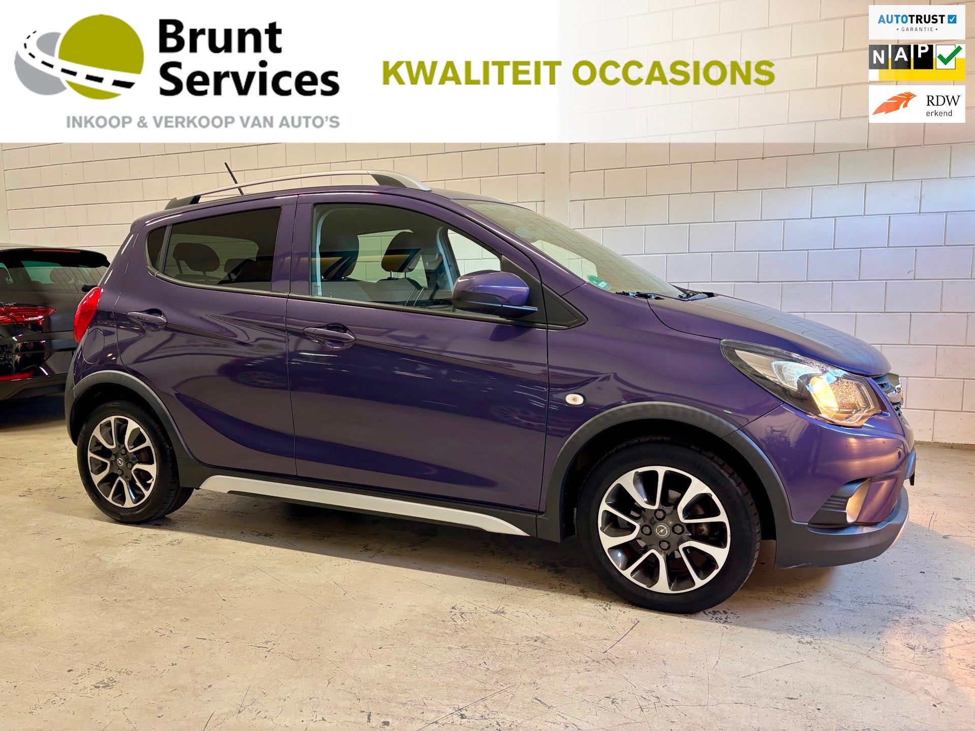 Opel KARL 1.0 Rocks Online Edition Bj.17|Carplay|Stoelverwar, Voorwielaandrijving, 839 kg, Stof, Gebruikt