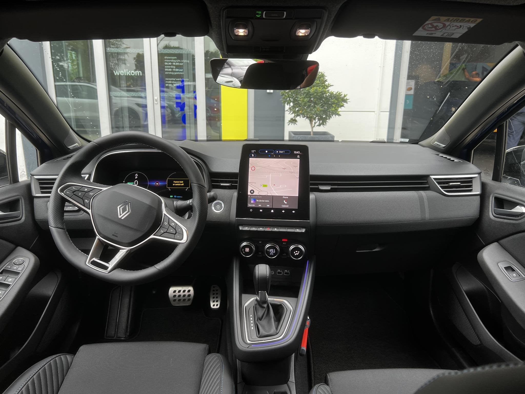 Renault Clio 1.6 E-Tech Full Hybrid 145 esprit Alpine | Auto, Gebruikt, Met garantie (alle), Blauw, Leder en Stof