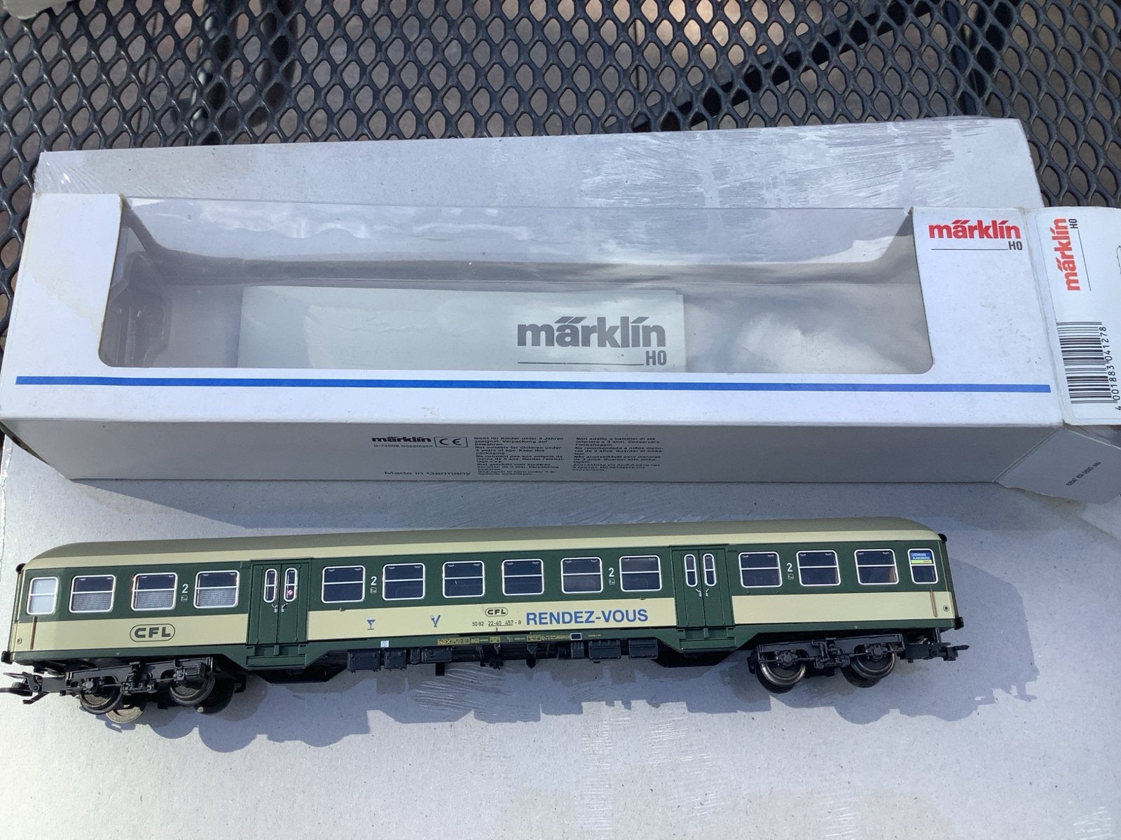 Märklin H0 CFL Rendez-Vous Wagon 4127, Wisselstroom, Wagon, Ophalen of Verzenden, Zo goed als nieuw