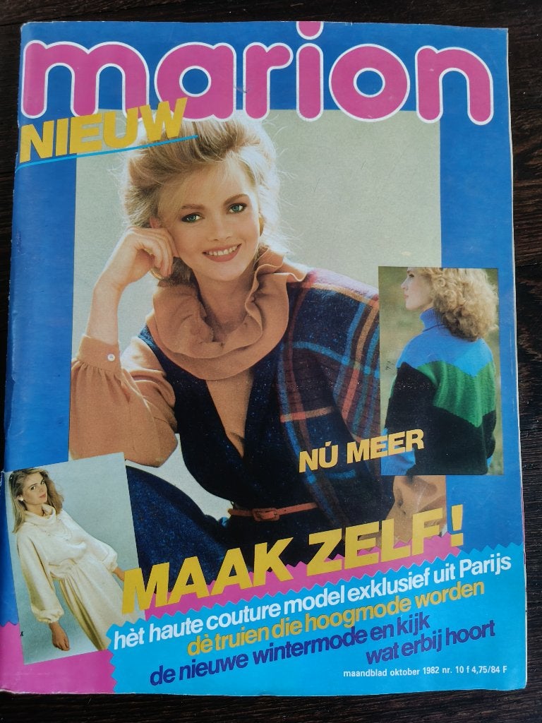 Marion oktober 1982 wintermode, Marion, Overige typen, Vrouw, Ophalen of Verzenden