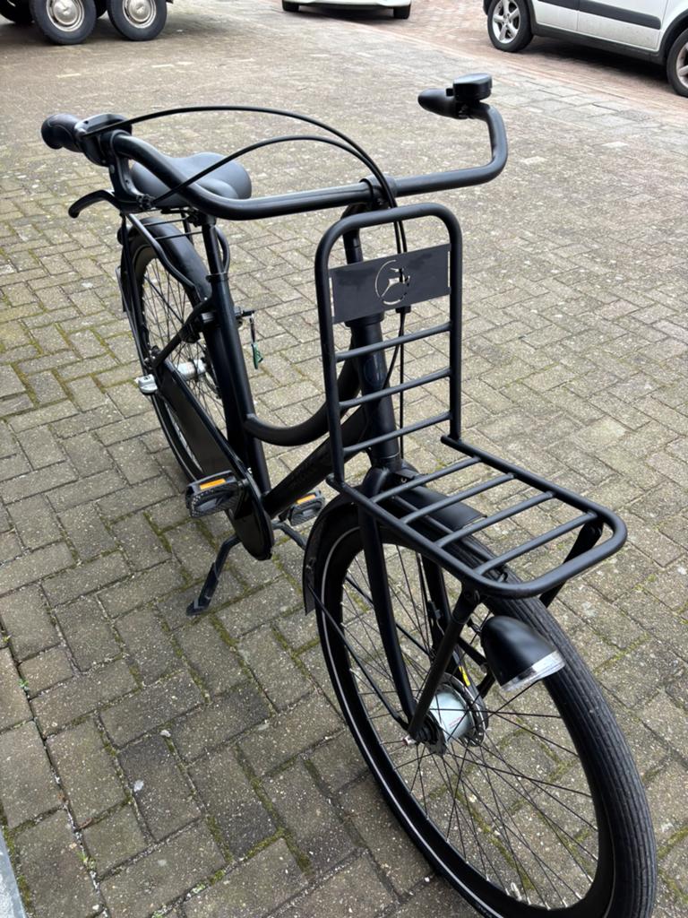 Gazelle Transportfiets Zwart - Zo goed als nieuw, Ophalen, Terugtraprem, 47 tot 50 cm, Versnellingen