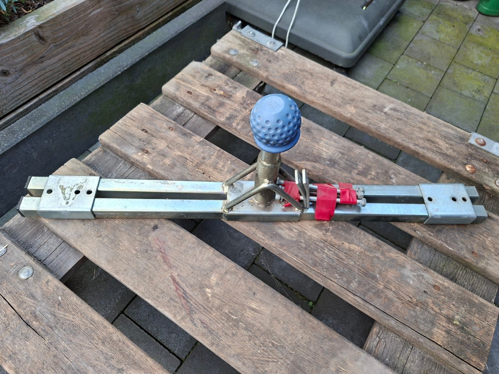 trekhaak adapter voor op de dissel, Ophalen, Gebruikt