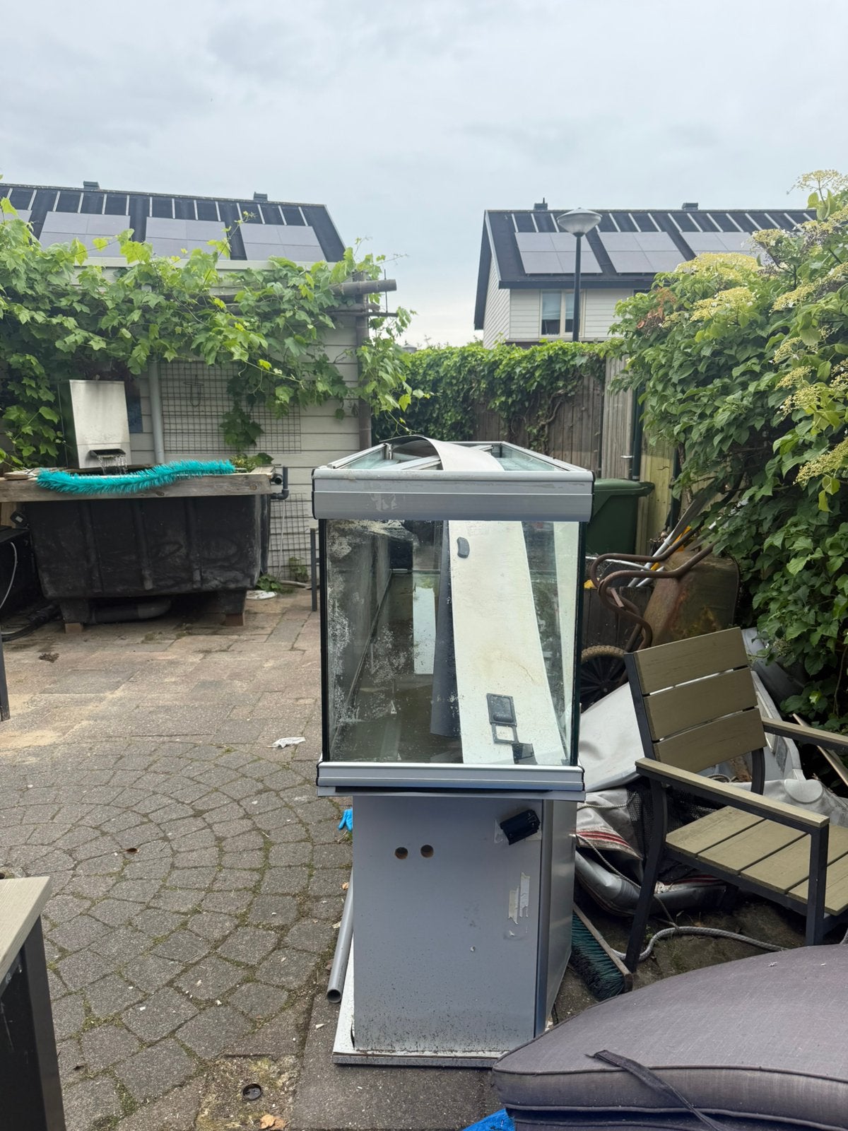 Groot aqarium gratis, Dieren en Toebehoren, Ophalen, Zo goed als nieuw, Leeg aquarium