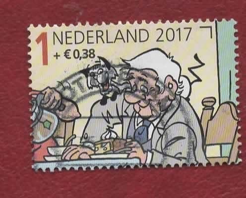 3586-c - Kinderz. '17 - Jan, Jans... - (pst.st. Rotterdam), Ophalen of Verzenden, Na 1940, Gestempeld