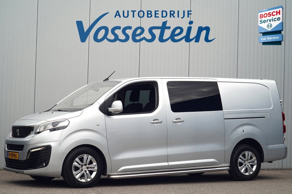 Peugeot Expert 231L 2.0 BlueHDI 180 DC Premium Pack / 5 Pers, Stof, Gebruikt, Origineel Nederlands, Bedrijf