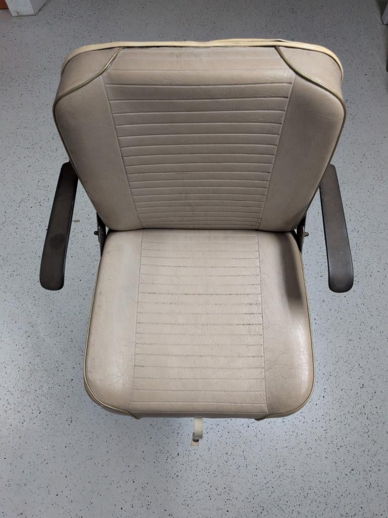 Stuurstoel - Beige, Watersport en Boten, Ophalen, Gebruikt