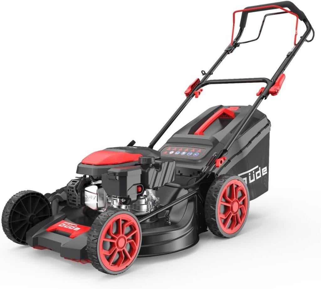 Lentedeal! Gude Big Wheeler 514.9R Aangedreven grasmaaier!!, Ophalen, Cirkelmaaier, Nieuw, Benzine-grasmaaier