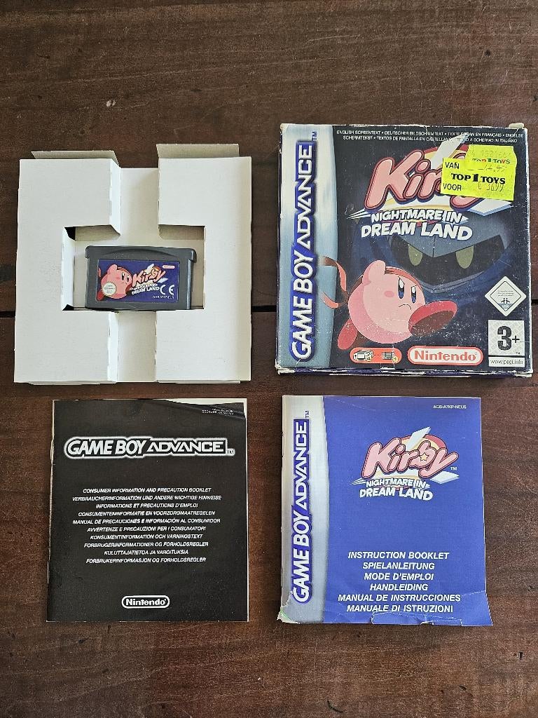 Kirby : Nightmare In Dream Land Game Boy Advance CIB, Avontuur en Actie, Gebruikt, 1 speler, Ophalen of Verzenden