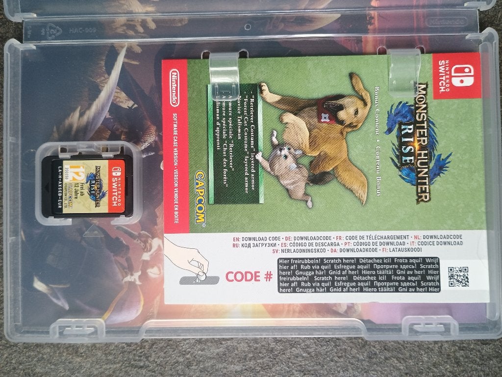Monster Hunter Rise voor Switch, Avontuur en Actie, 1 speler, Ophalen of Verzenden, Zo goed als nieuw