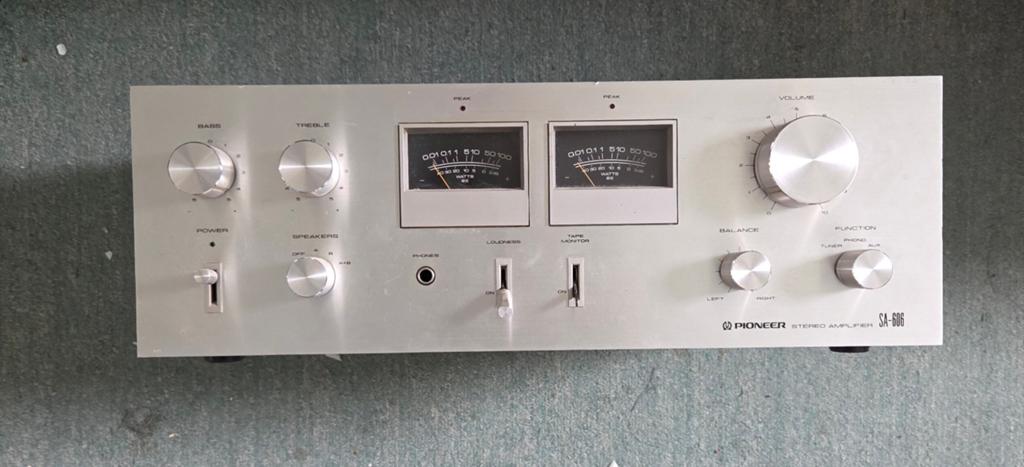 Pioneer SA-606 Stereo Versterker - Vintage Audio, Ophalen, Gebruikt, Pioneer