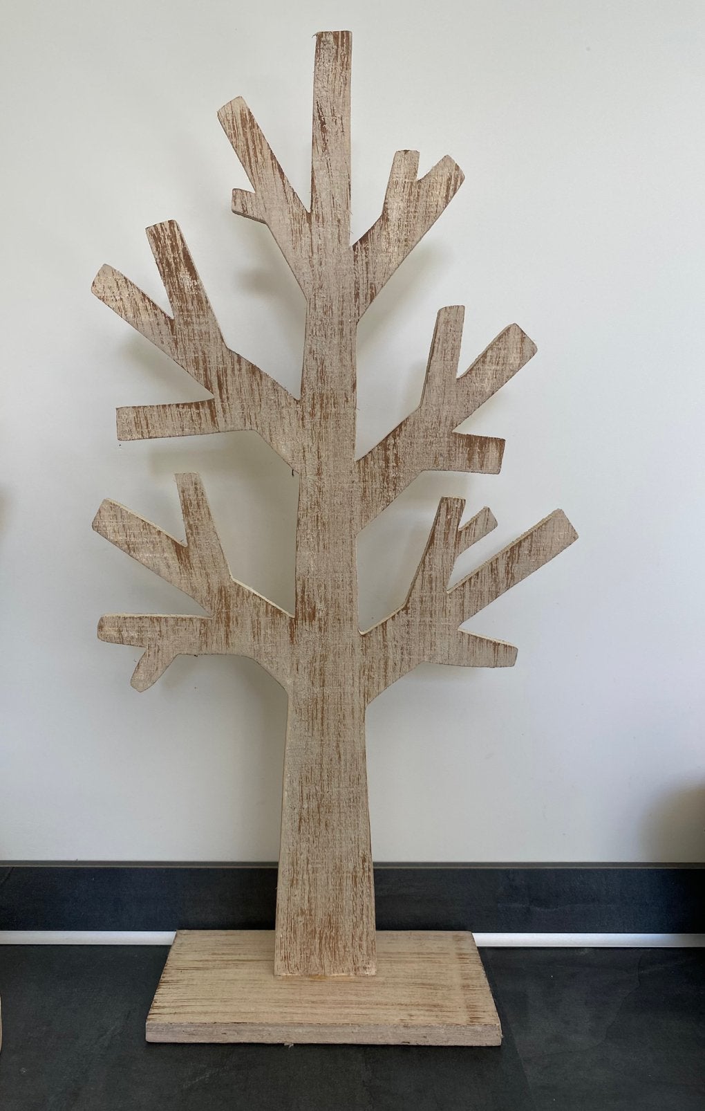 Houten boompje, 55 cm hoog. In goede staat!, Hout, Gebruikt, Beige, Ophalen of Verzenden