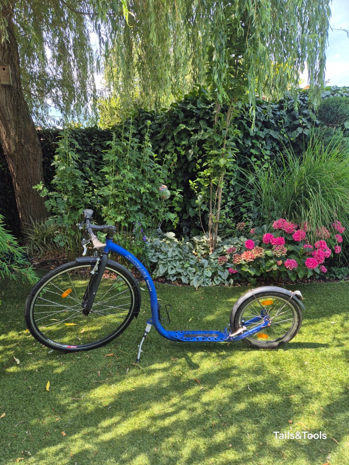 Kickbike Sport G4 - Blauw, zo goed als nieuw, Fietsen en Brommers, Steps, Ophalen, Gebruikt, Kickbike, Kickbike