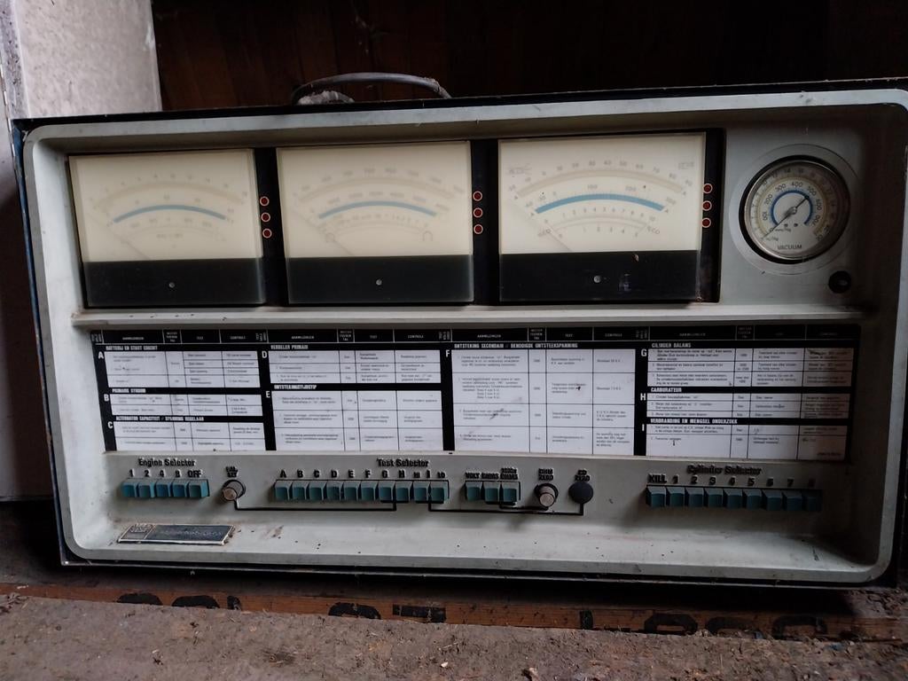 vintage testkast, Ophalen of Verzenden