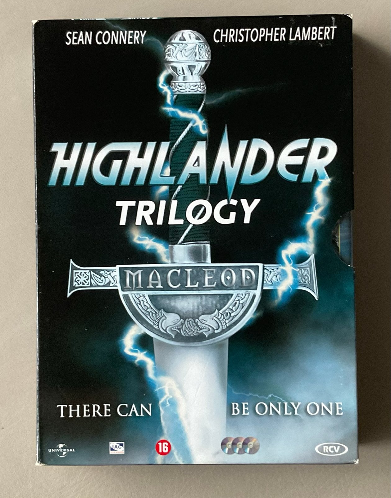 Highlander Trilogy DVD Boxset - Sean Connery, Christopher La, Engels, Vanaf 16 jaar, Nederlands, Fantasy