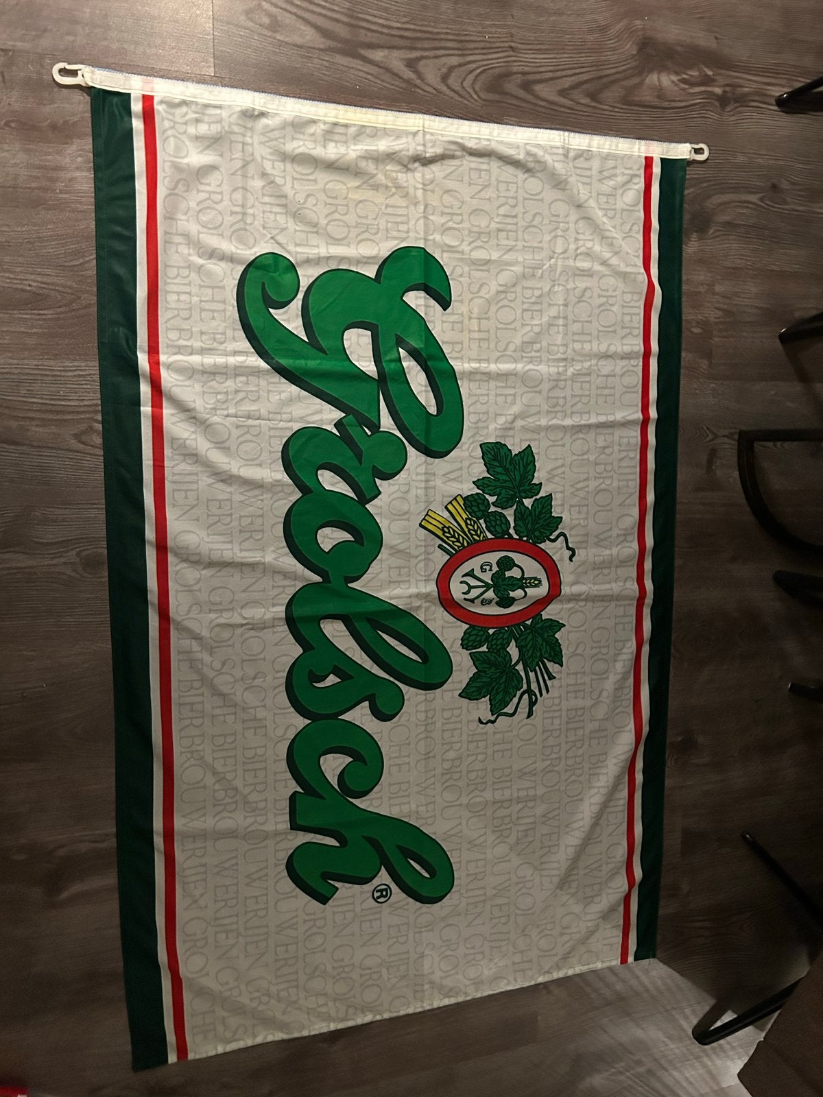 Grolsch vlag, Ophalen of Verzenden, Gebruikt