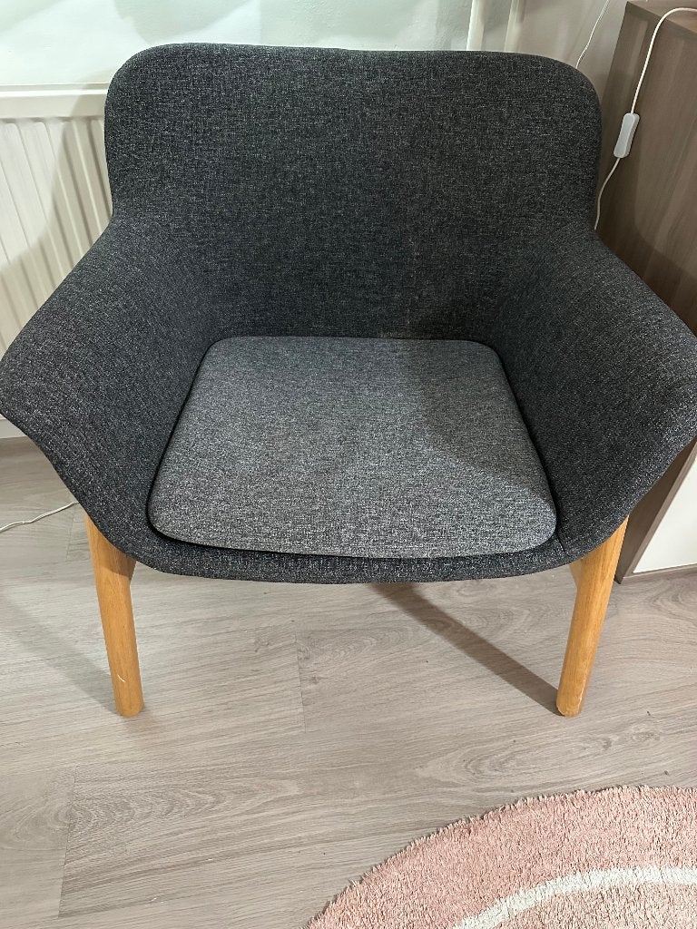 Ikea vedbo feauteuil stoel, Huis en Inrichting, Ophalen, Minder dan 75 cm, Zo goed als nieuw, Stof
