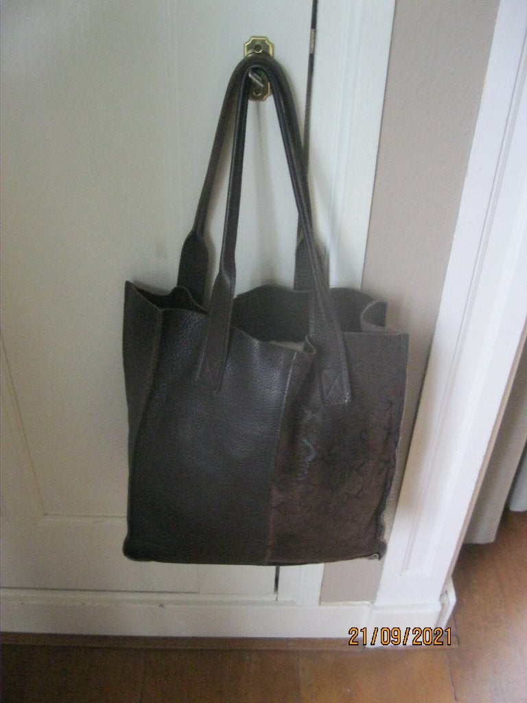 Leren schoudertas/bag, Overige merken, Bruin, Nieuw, Ophalen of Verzenden