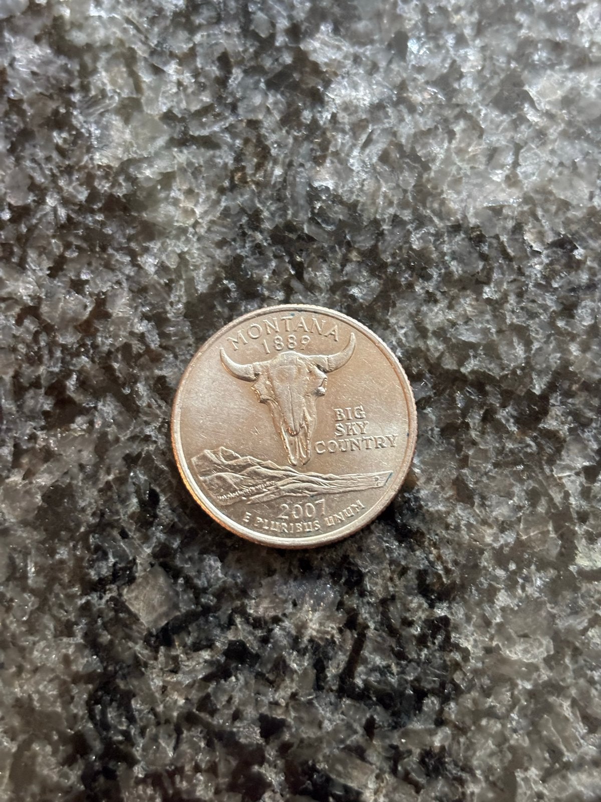 Quarter Dollar Montana 2007, Verzenden, Noord-Amerika, Losse munt