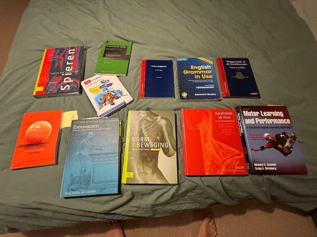 Studieboeken Fysiotherapie te koop – diverse titels, Ophalen of Verzenden, Beta, Gelezen, HBO