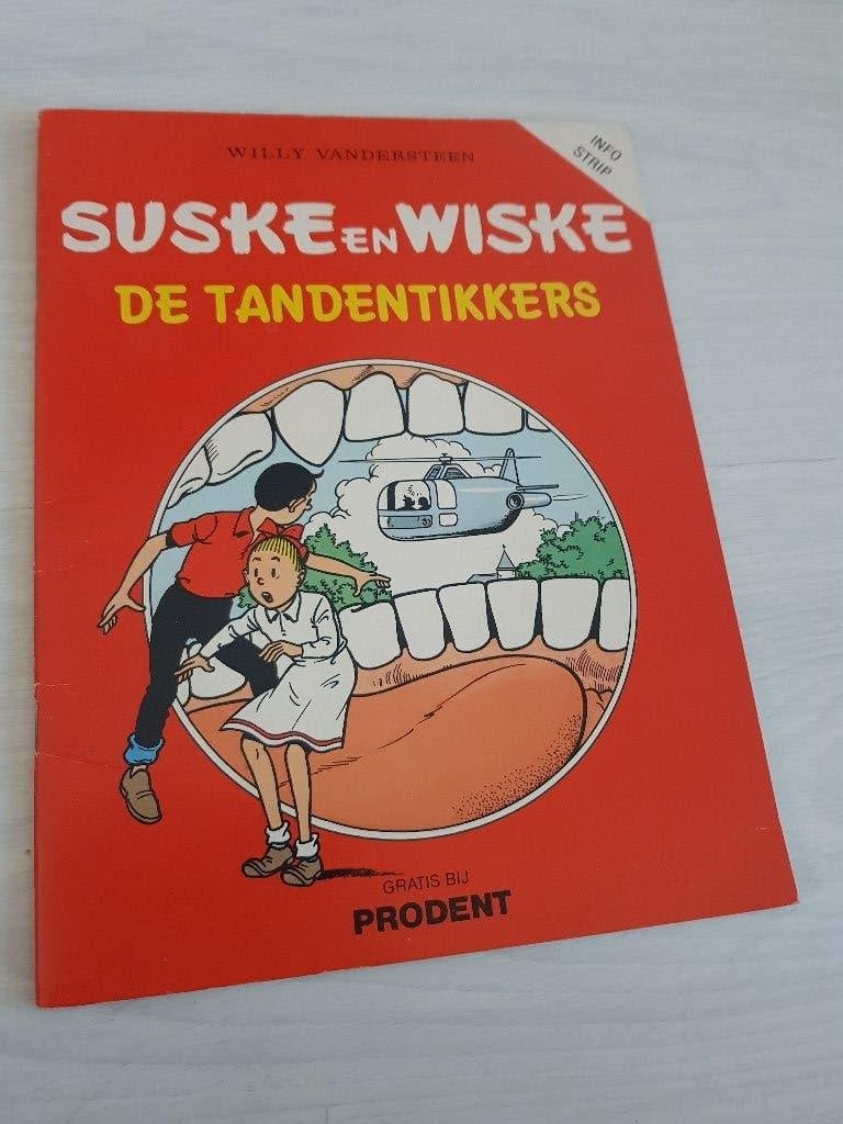 Suske en Wiske info strip Prodent, Gelezen, Willy Vandersteen, Eén stripboek, Ophalen of Verzenden