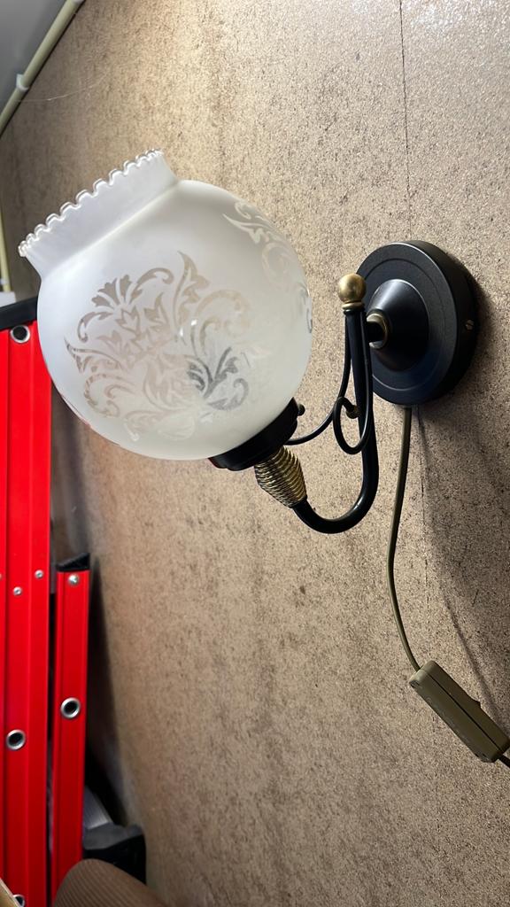 Vintage Wand schemerlamp, Huis en Inrichting, Ophalen of Verzenden