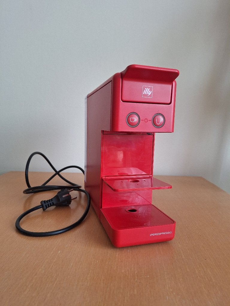 Illy Y3.3 Iperespresso koffiemachine rood (in doos), Ophalen, Gebruikt, Koffiemachine, 1 kopje