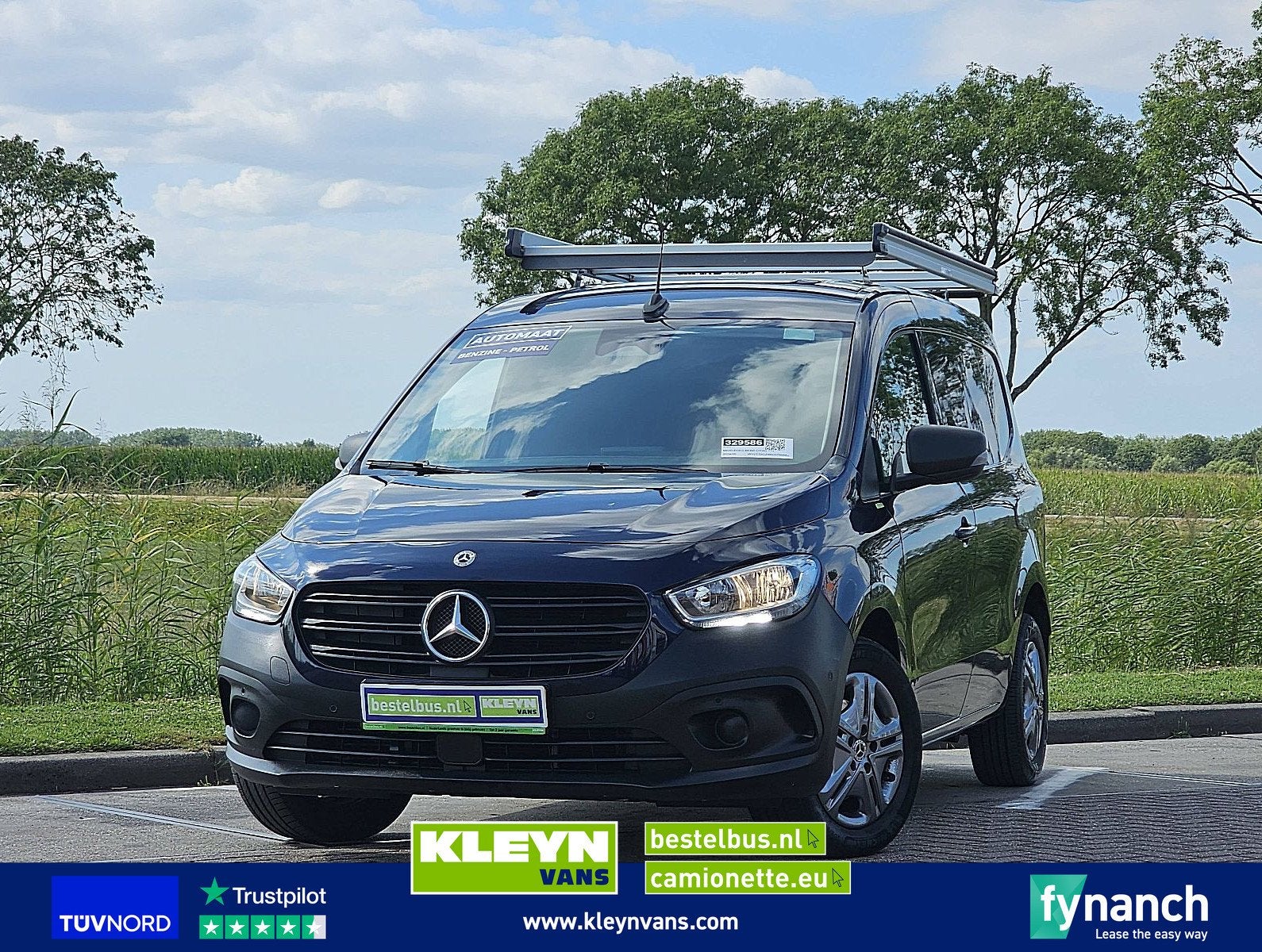 MERCEDES-BENZ CITAN 113 benzine automaat ac, Auto's, Automaat, Gebruikt, Euro 6, Blauw