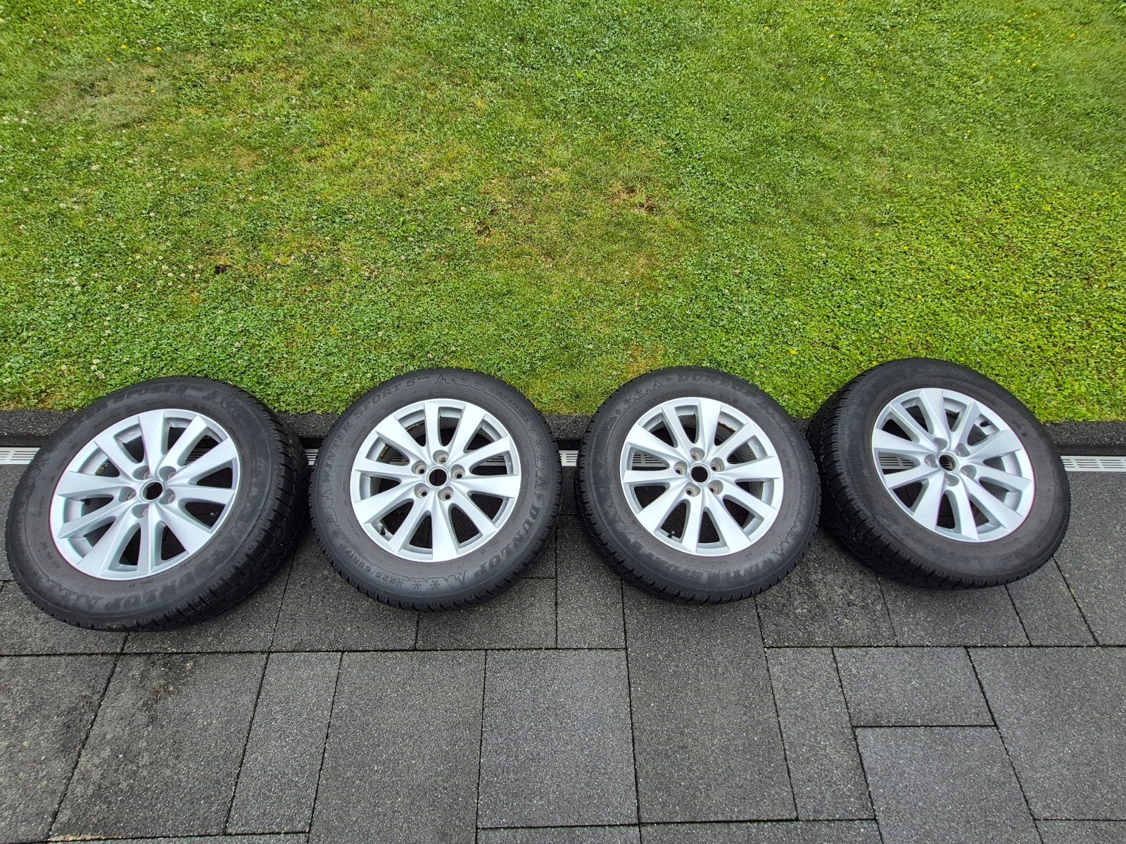 Mazda CX-5 17 inch velgen met winterbanden, Auto-onderdelen, Banden en Velgen, Ophalen, Velg(en), 17 inch, Winterbanden