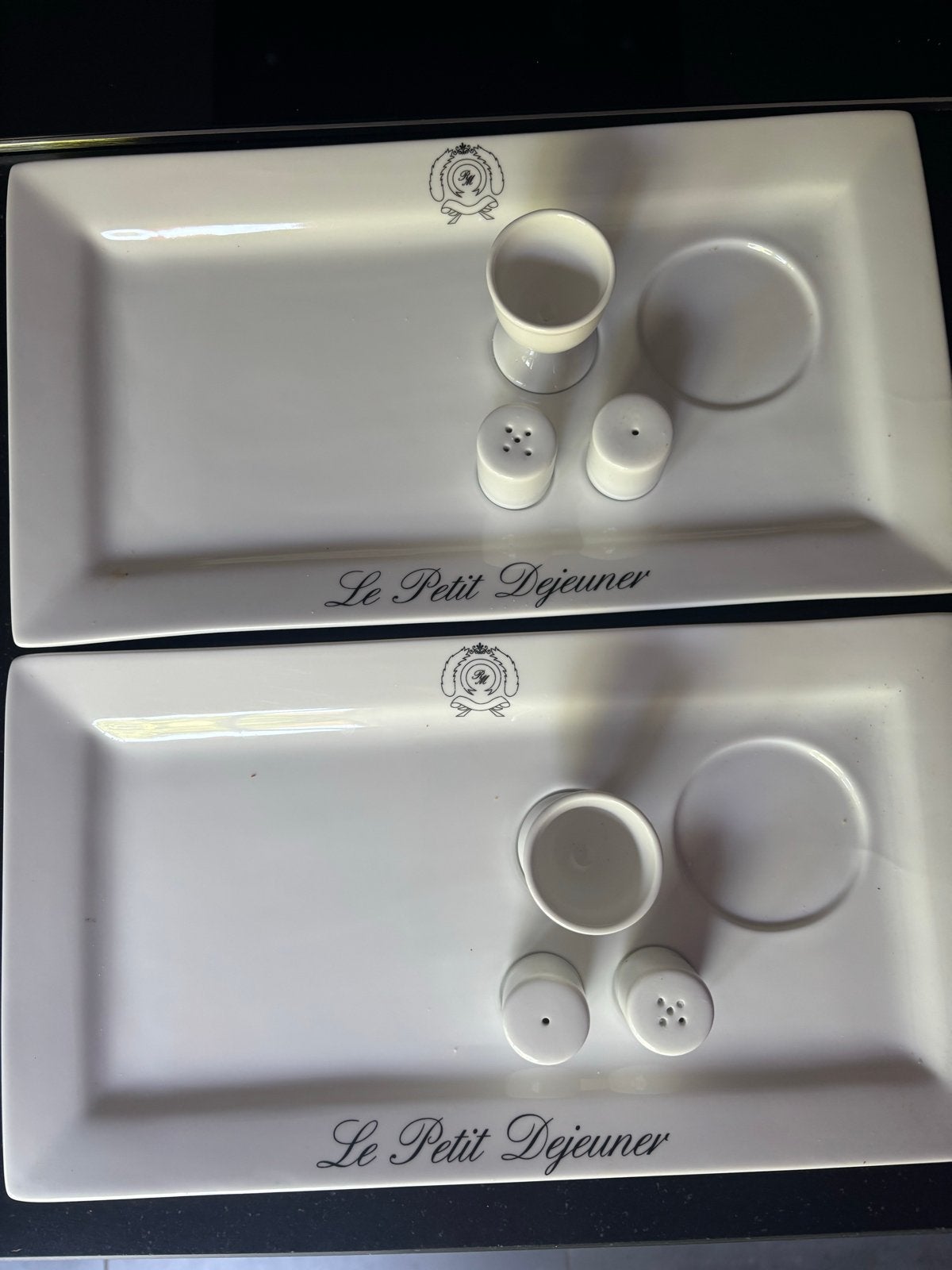 2x Ontbijtset 'Le Petit Déjeuner' van Riviera Maison, Ophalen, Keramiek, Nieuw, Albert Heijn