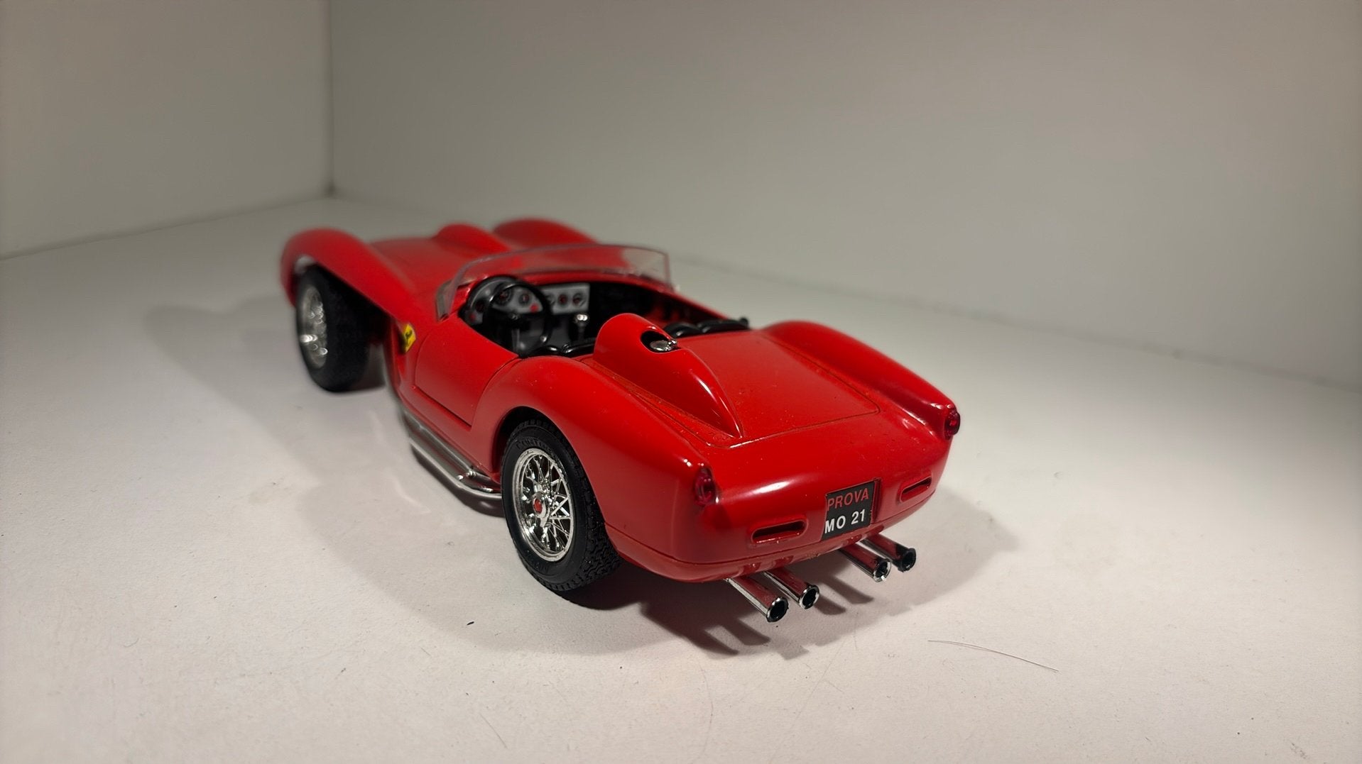 Ferrari 250 testa rossa bburago 1.24, Ophalen of Verzenden, Bburago, A, A