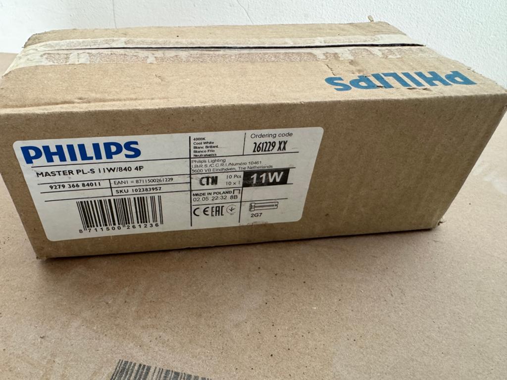 Philips Master PL-S 4P 11W 4000k 900lm, Huis en Inrichting, Lampen | Losse lampen, Ophalen, Zo goed als nieuw, Minder dan 30 watt
