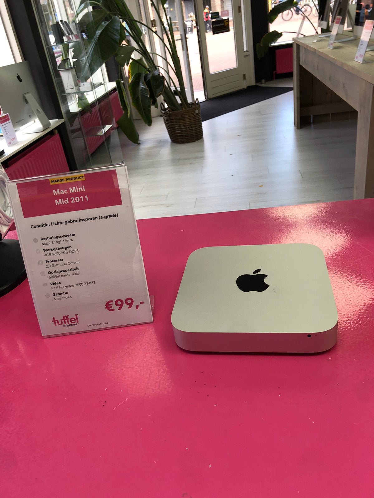 Mac Mini Mid 2011 4 GB geheugen en 500 GB opslag, Computers en Software, Gebruikt, Nvt, 2 tot 3 Ghz, HDD
