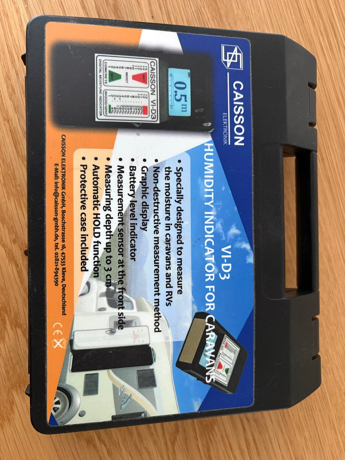 CAISSON VI-D3 Vochtigheidsmeter voor caravans en campers, Ophalen of Verzenden, Zo goed als nieuw