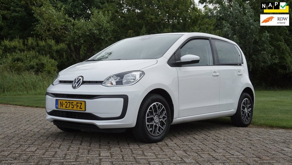 Volkswagen Up! 1.0 Airco 5 Drs, Gebruikt, 4 stoelen, Origineel Nederlands, Bedrijf
