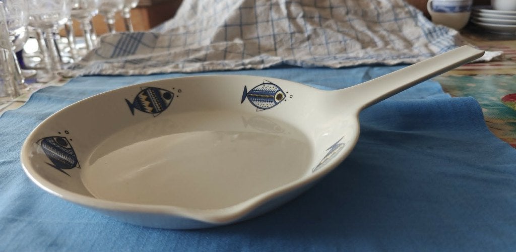 bord steelpan keramiek Villeroy Boch Lux Viking, Ophalen of Verzenden