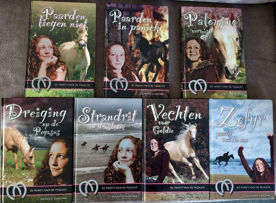 Jeanette Molema: De pony's van de Pegasus1, 3, 7, 8, Ophalen of Verzenden, Zo goed als nieuw